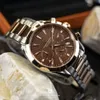 gentleman multifunctioneel tijdcode solide precisie stalen nachtlampje waterdicht M herenhorloge