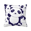 Oreiller Panda Nordic Case Mignon Animal Luxueux Oreiller en Velours Double Face.