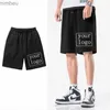 Men's Shorts New Custom Print Text Picture Diy Shorts Men's Casual Beach Shorts Customize Personalized Jogging Shorts DropShippingL240111