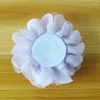 Accesorios para el cabello 10 unids/lote 4,5 "15 colores flores de tela artificiales para diademas malla de encaje de gasa desgastada elegante