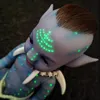 50 см Rebirth Avatar 2 Кукла Glowinthedark Movie Те же персонажи с закрытыми открытыми глазами Мягкая фарфоровая детская игрушка для мальчиков и девочек 240111