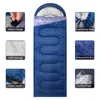 Bswolf camping sovsäck ultralätt vattentätt varmt kuvert backpacking sovsäckar för utomhusresande vandring 240111