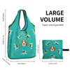 Einkaufstaschen Beagle Bunch Einkaufstasche Custom Shopper Tote Shoulder Große Kapazität Tragbare Handtasche