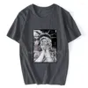 Męskie koszulki Tosztowa statua York Anti ymcba Trippy Funny Men Cotton Hip Hop Tees Tops Tshirt Harajuku Streetwear