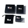 Bandes Vnox bandes de mariage en carbure de tungstène 6mm couleur or ligne anneau noir mat fini mâle fiançailles Anel bijoux