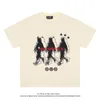 男性のグラフィックTシャツ特大の綿夏の韓国ファッションY2Kストリートウェアトップス半袖Tシャツ美術服240112