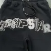 المملكة المتحدة المصمم Trapstar Tracksuit Men Widcard Zip-Black /Monochrome 1 عالي الجودة مطرزة على السراويل Hoodie Jogger Size XS-XL