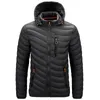 S.T.G hommes hiver décontracté à capuche chaud Parkas veste manteau hommes automne classique vêtements d'extérieur Vintage détachable chapeau doudoune hommes 240112