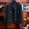 Classic Green Cropped Tweed Jackets Spring Fall Korean Elegant Slim Coat Luxury Streetwear Chaqueta Oversize 3xl Fashion Outwear 240112