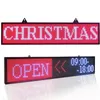 P10 Letrero LED para exteriores Información rodante Texto Tienda Letrero de ventana Tablero personalizado Pantalla de desplazamiento LED programable 1000x200 mm 240112