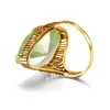 1426mm Marquise Stone Olive Peridot Ring Gold for Women Trend Luxury Jewelry Birtstone Gemsユニークな手作りギフト女性セール240112