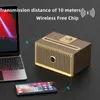 Speakers Home Wooden OneDer Vintage Bluetooth Speaker Home High Volume Stereo Extra Bass Mode Card Radio Subwoofer Sound Caixa De Som