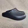 Designer de luxo Sapatos casuais de borracha interna 2024 Novos chinelos vintage femininos praia slides de bobo ao ar livre deslizantes de alta qualidade paris mula de verão masculino sandale