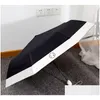 Umbrellas Luxury Matic Sun Rain Folding Designer Umbrella Drop Delivery Home Garden Housekee Organization Gear Dhqcb