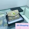 Wholesale New Short Women's Three-Fold Wallet Clutch with Box Retro Big Name