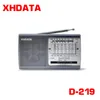 XHDATA D219 FM Radio Portable AM SW 19 11 Bands Receiver High Sensitivity Shortwave Pocket Speaker Earphones Jack 240111