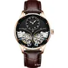 2021 New Swiss Ailang Automatic Mechanical Double Tourbillon Men's Watch Waterproof