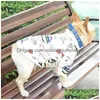 White Printed Dog Hoodie Fashion Luxury Plover Warm Shirt Coat Designer Thin Blouse Schnauzer French Bucket Drop Delivery Dhqfq