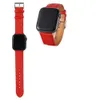 Дизайнерские ремешки для часов, совместимые с Apple Watch 38 мм, 40 мм, 41 мм, 42 мм, 44 мм, 45 мм, кожаный ремешок в стиле ретро с цветком, классический ремешок с пряжкой