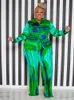 WMSTAR Plus Size Two Piece Outfit Fall Clothing Tie Dye Top and Pants Leggings Matchning Set Wholesale Drop 240111