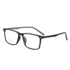 Montature per occhiali da sole Occhiali in titanio puro Uomo TR90 Montatura per occhiali ultraleggera Opticas Occhiali Occhiali ottici quadrati