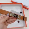 17 MM ceinture femme ceinture designer véritable cuir de veau en laiton Boucle en acier de luxe disponible reproductions officielles meilleure vente 034