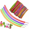 Party Decoration 100pcs Long Balloon Ceremony Decorations Emulsion Mixed Colors Unblown Length 26cm Latex Traditional Modelling