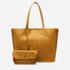 卸売新しい織りデザイナーミニバッグセットショルダートートバッグアクセサリーレディースレザーの女性ハンドバッグ