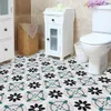 4st golvpapper heminredning färgplattor porslin keramiska dekaler 3d pvc tapet för badrum 240112