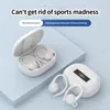 Écouteurs de sport sans fil avec micro, crochets d'oreille étanches IPX5, compatibles Bluetooth, écouteurs HiFi stéréo, musique, pour téléphone