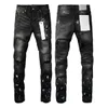 Designer jeans heren paarse jeans denim broek modebroek high-end kwaliteit rechte ontwerp retro streetwear casual joggers joggers pant gewassen oude jeans 23q