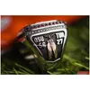 Cluster-Ringe Großhandel 2021 Championship Ring Bucks Modegeschenke von Fans und Freunden Ledertaschenteile Zubehör Drop Deli Dhv1M Otsdk