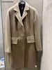 Maxmaras Womens Cashmere Coats Wrap Coat Camel Hair Wool MaxMaras23 Autumnwinter September Ny Long Fleece Bingo -köp stöder inte R