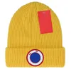 2023 Designer Beanie Canada Tricots Chapeau Bonnet Lettre Designer Loisirs Classique Hiver Chaud Chapeaux Tricotés Cadeau De Noël 16 Couleurs