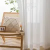 Hochwertiger, superweicher, eleganter cremeweißer Tüll-Vorhang für Wohnzimmer-Dekoration, beige Fenster, durchsichtiger Voile, modernes Schlafzimmer, Chiffon 240113