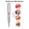 Kvalitet Silver Tattoo Pen Dermograph Permanent Makeup Eyebrow Eyeliner Lip Pen Beauty Tattoo Machine med 5 nivåer hastighet 240112