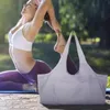 Esteiras saco de yoga multifuncional grande saco de ginásio tapete de yoga tote sling transportadora com bolso lateral transportadora se encaixa a maioria dos tapetes tamanho leve durável