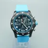 Męski AAA Bentley Watch Japan Quartz Endurance Pro Avenger Chronograph 44 mm zegarki Czarna tarcza czerwona guma 1884 Zegarki zegarki hardex glas