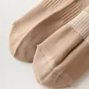 Мужские повседневные хлопковые носки, однотонные деловые мужские зимние чесаные длинные антибактериальные дезодоранты 240112