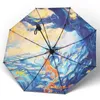 Parasol Sunshade Sunshade Parasol dla kobiet słoneczny deszczowy UV chronić wiatr i wodoodporne parasol guary chuva paraguas yq240112