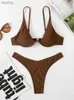 Damen Bademode Micro Bikini Sexy Frauen Badeanzug 2023 Neue Feste Schlinge Bikinis Set Tanga Badeanzug 2 Stück Sommer Strand tragen Weibliche YQ240112