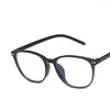 Marcos de gafas de sol Marco de gafas de ojo de gato Moda para mujer Gafas ópticas transparentes ultraligeras Lentes transparentes planas Gafas Negro Púrpura Blanco