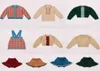 Misha and Puff Kids Girls Vintage Knit Sweaters Beautiful Child Winter Tops Little Girl Fasion Skirts 2106194441411