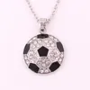 Pendant Necklaces Antique Sliver Plated Soccer Link Chain Necklace