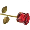 Dekorative Blumen, Kristallrose, Blumengeschenk für Valentinstag, Muttertag, Hochzeitsdekoration