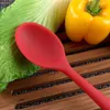 Spoons Tableware Silicone Spoon Flatware Honey Scoop Silica Gel Kitchen For Cooking