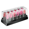 BIOAOUS Charming Lipstick Moisturizing Lipgloss Not Easy To Take Off Makeup 12 Color Combination 240111