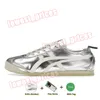 2024 Chaussures décontractées Tiger Mexico 66 Baskets à plateforme Mocassins Chaussures Argent Off Noir Blanc Jaune Or Argent Femmes Hommes Sneaker Dhgate Eur 36-45