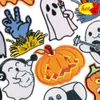 Halloween Carnaval Emblemen Patches Anime pour vêtements enfants broderie Iron Rock Thermocollant Veste Jack-o'-lantern Ghost Sew