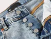 Tasarımcı Jeans Mor Mens Sıska Motosiklet Modern Modeli Yırtık Delek Tüm Yıl Yuvası İnce Bacaklı Toptan Marka J VDGG RNVU